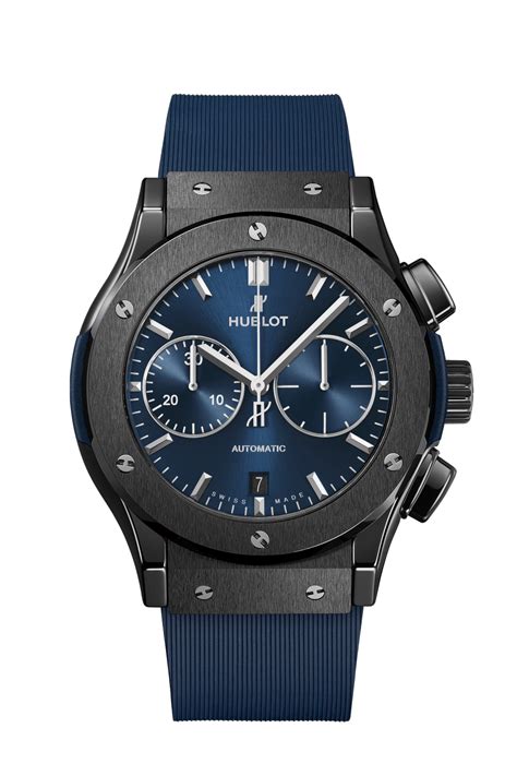 hublot ceramic blue chrono|Classic Fusion Ceramic Blue Chronograph .